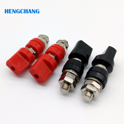 4pcs/lot 8mm 80A binding post terminal connector binding post for inverter Power supply output with 4mm banana socket ► Photo 1/6