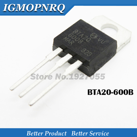 10pcs/lot BTA20-600B BTA20 BTA20-600 Triacs 20 Amp 600 Volt TO-220 new  In Stock ► Photo 1/1