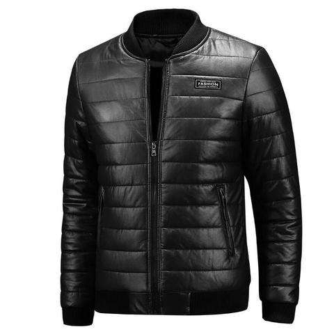 2022 New Warm Autumn Winter Leather Jacket Men Plus Size M~7XL 8XL Casual Mens Motorcycle PU Leather Jackets and Coats ► Photo 1/5