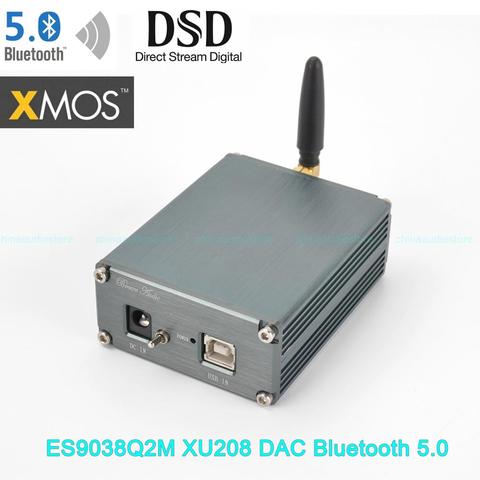 HiFi ES9038Q2M USB DAC CSR8675 Bluetooth 5.0 APTX-HD XMOS XU208 ES9038 USB DSD DAC Headphone Out ► Photo 1/6