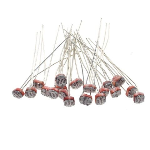 20PCS x 5528 Light Dependent Resistor LDR 5MM Photoresistor wholesale and retail Photoconductive resistance for arduino ► Photo 1/6