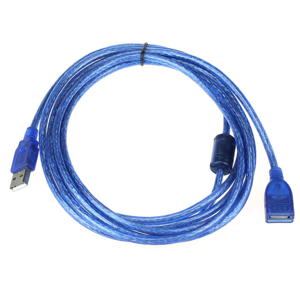 Computer Cables 0.3M 0.6M 1M New Super USB 3.0 Standard A Type Male to USB3.0 Male 1.5M 2M 3M 5M Cable Cable Length: 1.5m, Color: Blue 