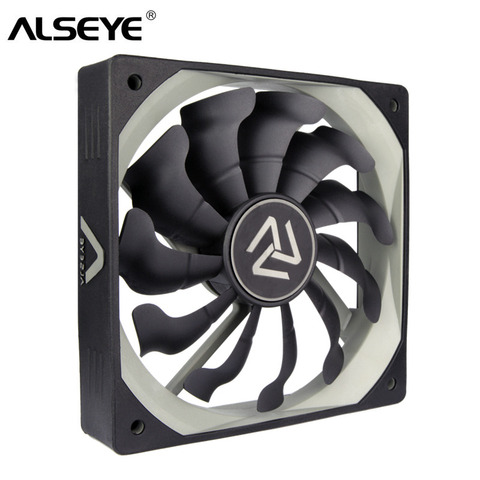 ALSEYE S-120 PC Fan 120mm High Air Flow Cooler 12V 3pin Cooling Fans for PC Case, CPU Cooler, Water Cooling ► Photo 1/6