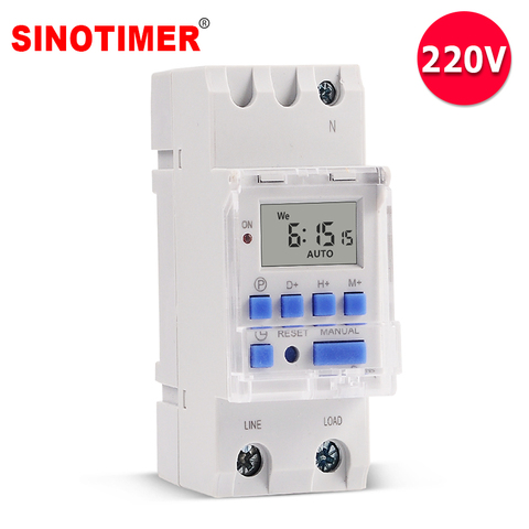 TM615 Digital Time Switch with 16 ON/OFF each Day and 15 Groups Intelligent Combination for Lighting Controls ► Photo 1/6