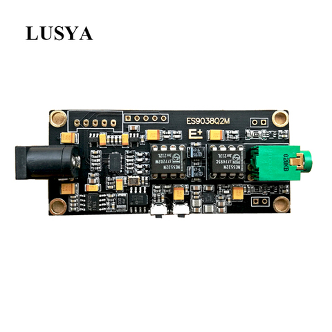 Lusya ES9038Q2M decoder board NE5532 OPA1612 AD8397 I2S input ES9038 asynchronous USB module can be used with Italian interface ► Photo 1/5