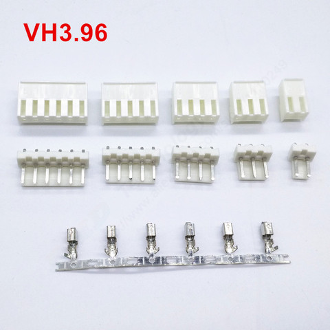 20set/lot VH3.96 3.96 mm VH3.96 - 2, 3, 4, 5, 6, 7, 8, 9, 10 Pin connector 20pcs Male + 20pcs Female + terminal 3.96mm ► Photo 1/1