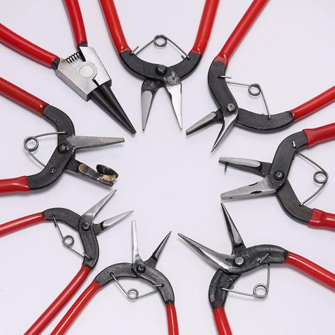 Wire Looping Pliers Long Round Nose Pliers Concave Plier Beading Multifunctional Hand Tools Jewelry Pliers DIY Making Findings ► Photo 1/6