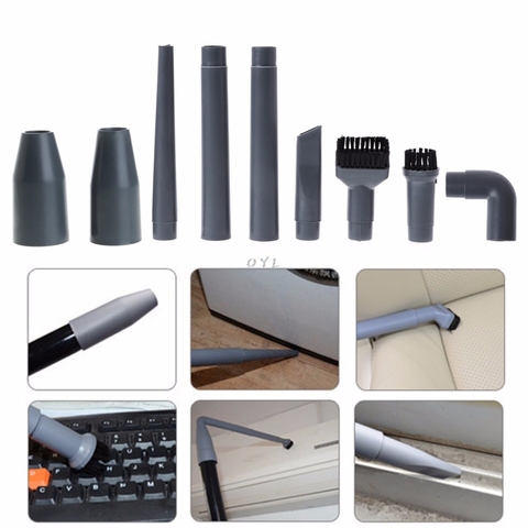 9Pcs/Set Universal Vacuum Cleaner Accessories Multifunctional Corner Brush Set Plastic Nozzle L29K ► Photo 1/6
