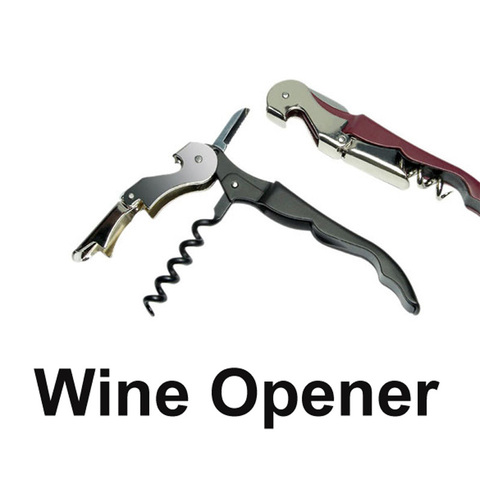 1Pc Stainless Wine Screw Corkscrew Opener Professional Waiter's Wine Bottle Beer Cap Opener Kitchen Drinking Bar Tools ► Photo 1/6