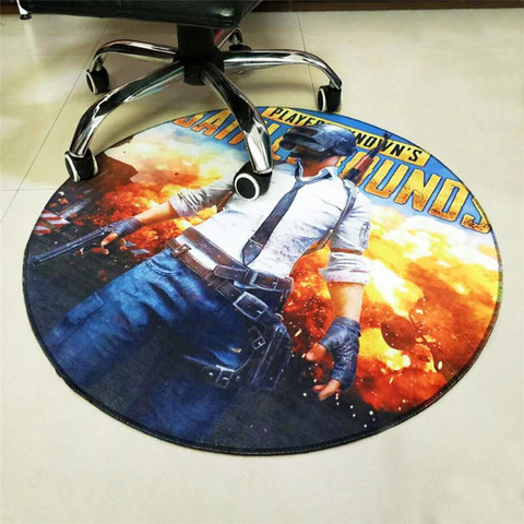 Round Carpet PUBG Printed Soft Carpets Anti-slip Rugs Playerunknown's Battlegrounds Computer Chair Floor Mat for Home Kids Room ► Photo 1/6