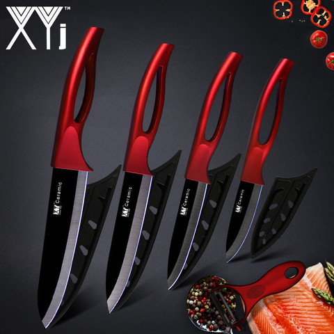 XYj Kitchen Knife Ceramic Knife Cooking Set 3