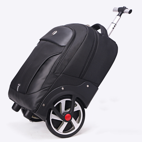 New design trolley rolling luggage big wheel trip shoulder bag travel men/women large-capacity suitcase light boarding valise ► Photo 1/6
