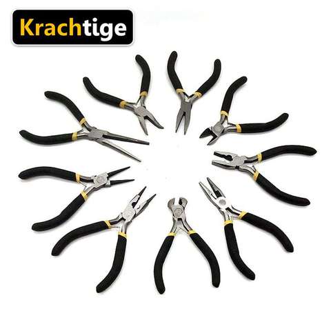 Krachtige 1Piece 4.5Inch Mini Pliers Practical Mini Pliers Nipper Hand Tools Electrical Wire Cable Cutters / 7 Models ► Photo 1/6