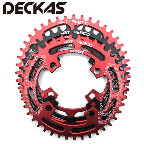 Deckas round BCD 96mm 94+96bcd 40/42/44T MTB Mountain bike bicycle Chainringfor  ALIVIO M4000 M4050 for DEORE M612 crank ► Photo 1/6