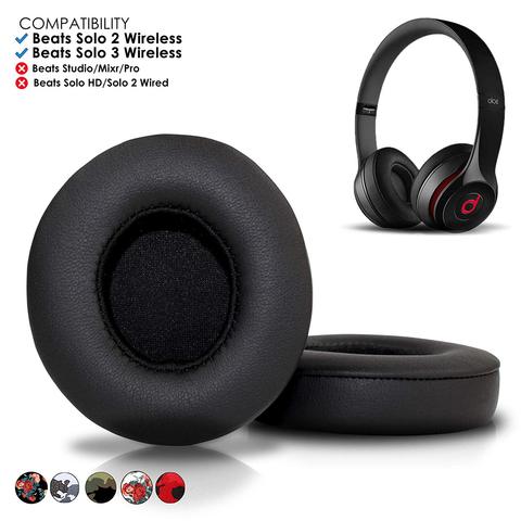 Beats Solo 2 & 3 Wireless Earpad Replacement - Beats Solo Cushion Replacement for Solo 2 & 3 Wireless On Ear Headphones ► Photo 1/6