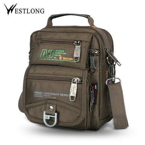 New 3705W Men Messenger Bags Casual Multifunction Small Travel Bags Waterproof Style Shoulder Fashion Military Crossbody Bags ► Photo 1/6