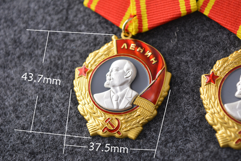 Superior Quality CCCP Orden Lenina USSR Order of Lenin Pre Soviet Union Military Medal Russia Military Decoration CCCP Person Go ► Photo 1/2