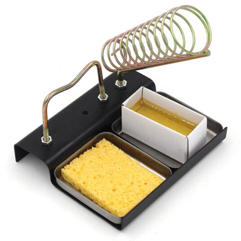 Electric Soldering Iron Gun Stand Holder Support Station With Welding Cleaning Sponge Pads Rosin  High Temperature Resistance ► Photo 1/6