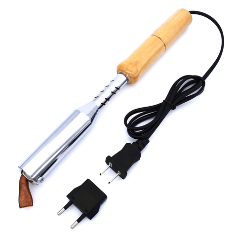 150W 220V Electric Soldering Iron High Power Pure Copper Elbow Welding Tip Heavy Duty Wooden Handle for PCB Solder Power Tools ► Photo 1/6