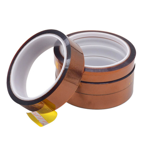 1PC 33M Length Heat Resistant Polyimide Tape High Temperature Adhesive Insulation Tape 3MM 5MM 8MM 10MM Width ► Photo 1/6