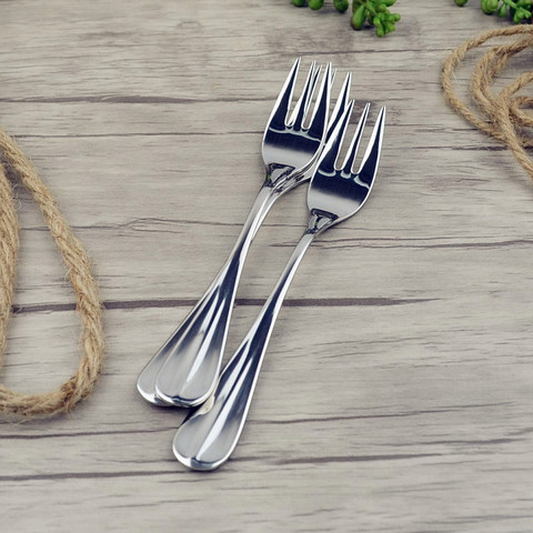 VanKood Kitchen Stainless Steel Fruit Fork and Dinner Forks Useful Tool Dinnerware Steel ► Photo 1/5