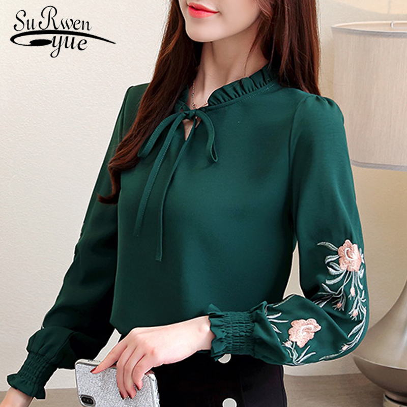 afstemning overalt Abnorm plus size women tops floral embroidery chiffon blouse shirt fashion womens  tops and blouses 2022 long sleeve women shirt 1645 50 - Price history &  Review | AliExpress Seller - SURWENYUE Official Store | Alitools.io