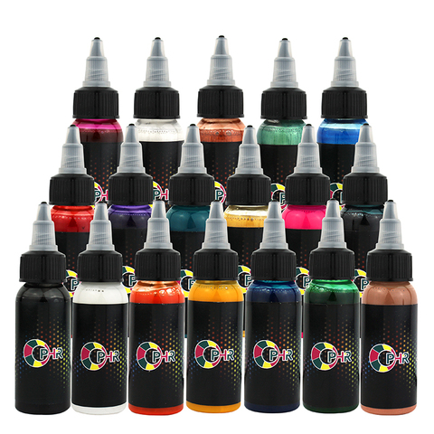 OPHIR Body Paint Inks Airbrush Temporary Tattoo Pigment 30ML/Bottle 18 Color Common Ink Pigments for Choosing_ TA053 ► Photo 1/6