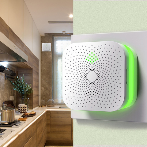 Smart Home Methane Propane Combustible LPG Gas Leak Detector Sensor 360 Degree Sound and Light Alarm For Home Safety Kitchen Use ► Photo 1/6