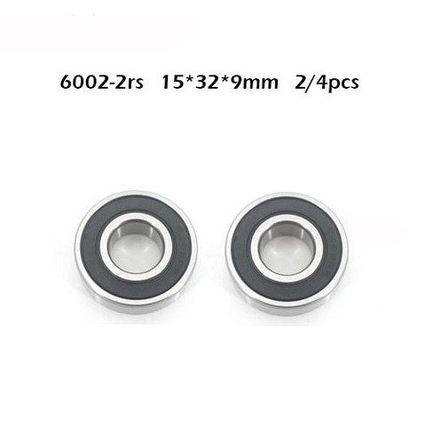 2/4PCS 6002 6002rs 6002RS 6002RS 6002-2RS 6002-2rs RS Deep Groove Ball Bearings 15 x 32 x 9mm High Quality ► Photo 1/5