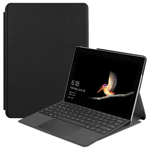 For Microsoft Surface GO SurfaceGO 10 inch Tablet Case Ultra thin Fold Stand With Pen Slot Bracket Flip Leather Cover ► Photo 1/6