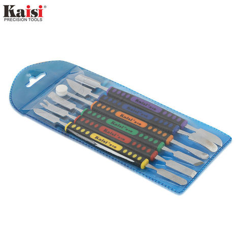 Kaisi 6Pcs Dual Ends Metal Spudger Set for iPhone iPad Tablet Mobile Phone Prying Opening Repair Tool Kit Hand Tool Sets ► Photo 1/6