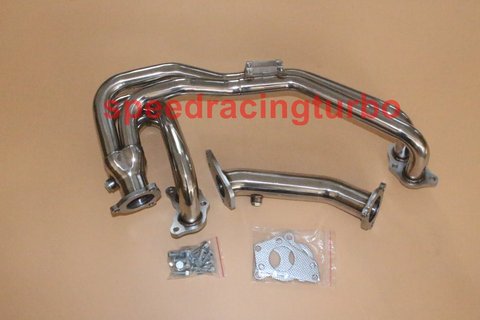 Stainless steel exhaust header FOR FIT Subaru FIT Impreza FIT WRX/STi 02-06 ► Photo 1/1