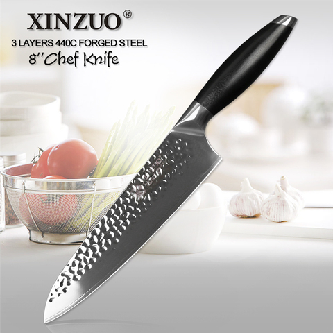 Xinzuo Chef Knife* Review 440C Steel - Yun Series (Gyuto*) 