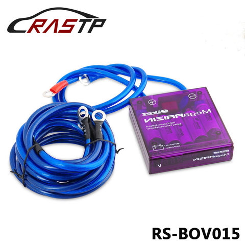 RASTP Universal Mega RAIZIN Volt Stabilizer/With 5 Ground Wires And LED Display RS-BOV015 ► Photo 1/6