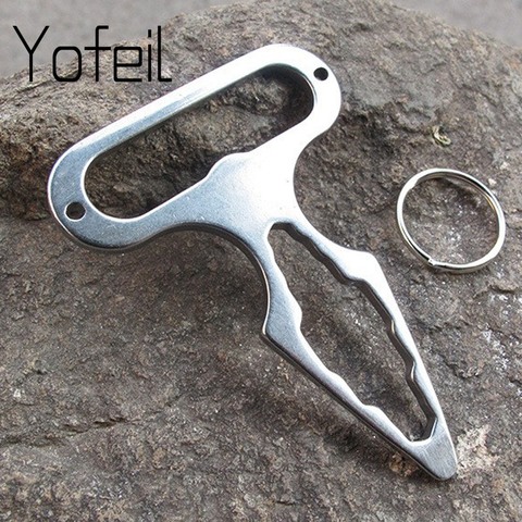 1PCS High Quality Stainless Steel Multi Tool Self Defense Spikes Outdoor Camping Survival Multi Functional Spanner Wrench Tool ► Photo 1/6