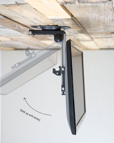 Foldable Car Ceiling 14-40 inch Screen LED LCD Monitor Holder TV Mount Hanger Wall Mount Rack Cabinet Mount TV Holder ► Photo 1/6