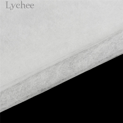 Lychee Life 1.1x1m White Interlinings High Quality Iron On Double Faced Adhesive Fabric Sewing Material Accessories For Garemets ► Photo 1/6