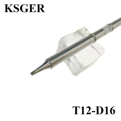 KSGER Electronic Soldering Iron Tip T12-D16 Solder Tips 220v 70W For FX-950 FX-951 Soldering Station Soldering Handle Weld Tools ► Photo 1/6