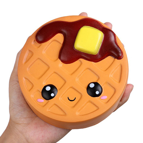 Jumbo Cheese Chocolate Biscuits Cute Squishy Slow Rising Soft Squeeze Toy Phone Strap Scented Relieve Stress Funny Kid Xmas Gift ► Photo 1/6