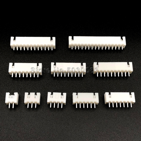 XH2.54mm straight pin Header 2/3/4/5/6/7/8/9/10/11/12/15/16/20P pin XH-A wire Connector XH2.54 pitch spacing 180 angle PCB Car ► Photo 1/2