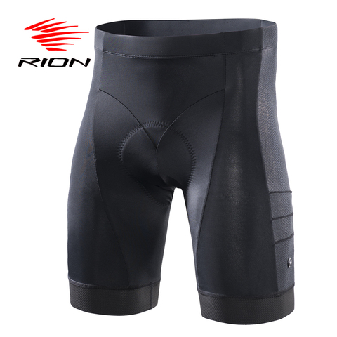 RION Gel Pad Cycling Mountain Bike Shorts Men Downhill MTB  Bicycle Underpants UV Protection Quick Dry Black Underwear Shorts ► Photo 1/6