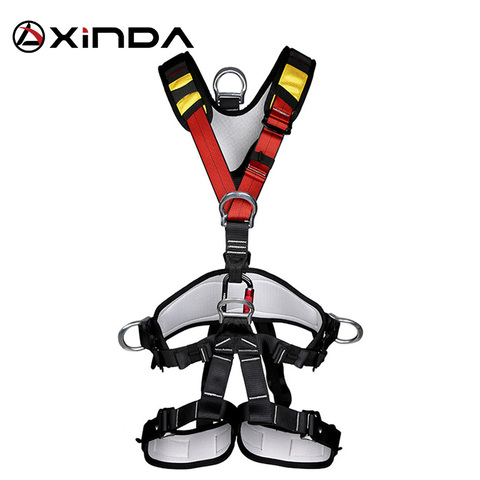 XINDA professional Rock Climbing Harnesses Full Body Safety Belt Anti Fall Removable Gear Altitude protection Equipment ► Photo 1/6