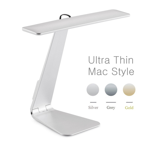 2022 Ultrathin Mac Style Desk Lamp 28 LED 3 Mode Dimming Touch Switch Folding Reading USB Table Night Light Built in Battery ► Photo 1/6