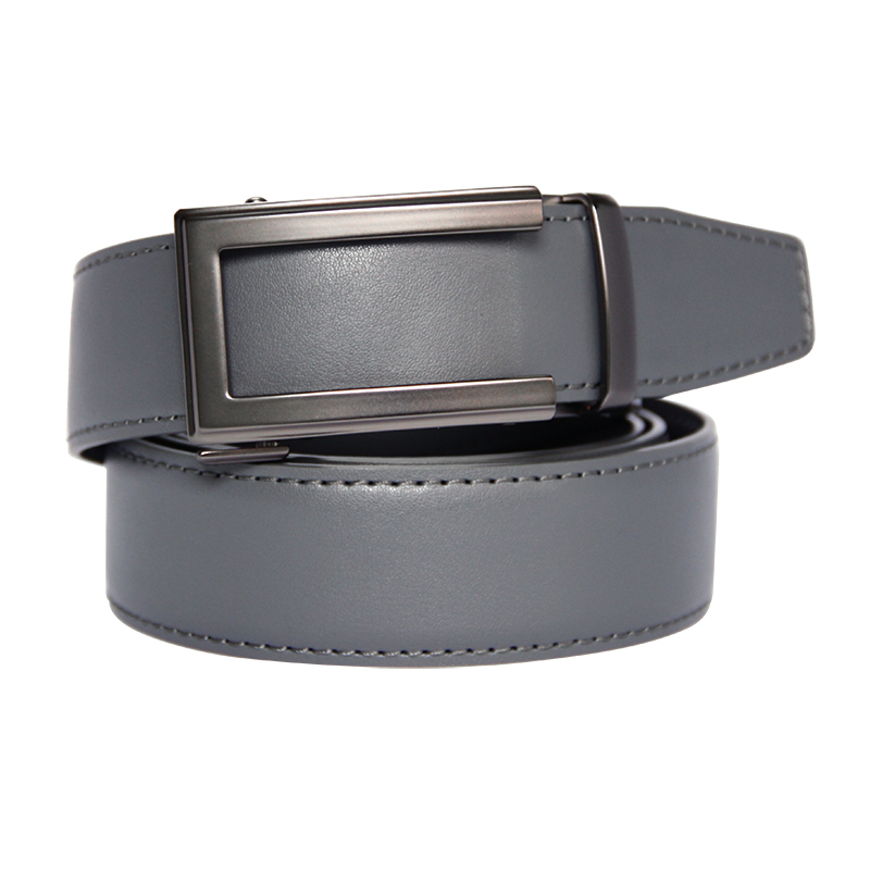 Fashion vintage leather belt men's premium leather self-defense weapon belt 