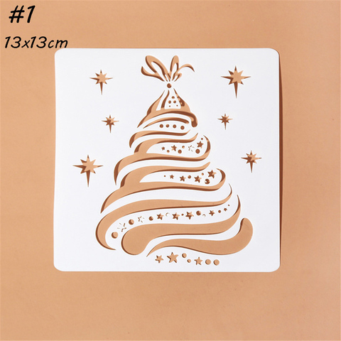 Merry Christmas Layering Stencils For Walls Painting Scrapbooking Stamp Album Decor Embossing Paper Card Template DIY Craft ► Photo 1/3