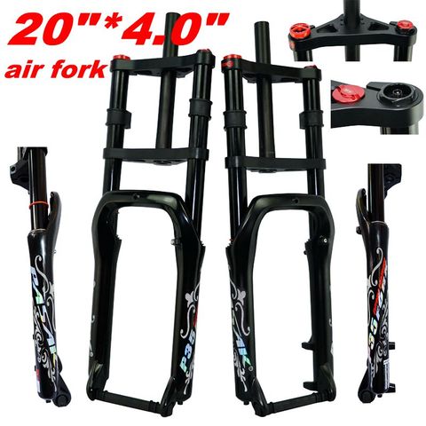 Double shoulder fat bike fork fat bicycle bicycle 20