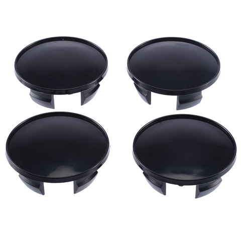 Hot Sale 4 pcs 55mm 41mm Black Car Wheel Rim Center Hub Cap Emblem Center Cover For Audi For Honda For BMW ► Photo 1/4