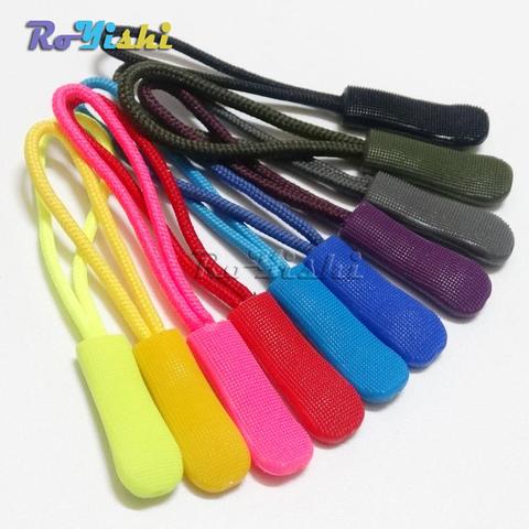 Black Zipper Pull Cord Ends Strap Lariat For Bag Backpack Apparel Accessories