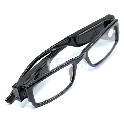 Multi Strength LED Reading Eyeglass Glasses Spectacle Diopter Magnifier Light UP 1.00-4.00 Diopter ► Photo 1/6