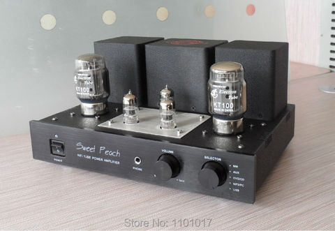 XiangSheng Sweet Peach SP KT88 6550 Tube Amplifier HIFI EXQUIS Signal-ended Amp MM Phono Stage Headphone SP-6550 ► Photo 1/5